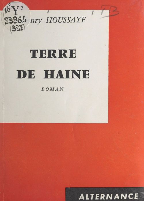 ebook cover of Terre de haine, by Henry Houssaye