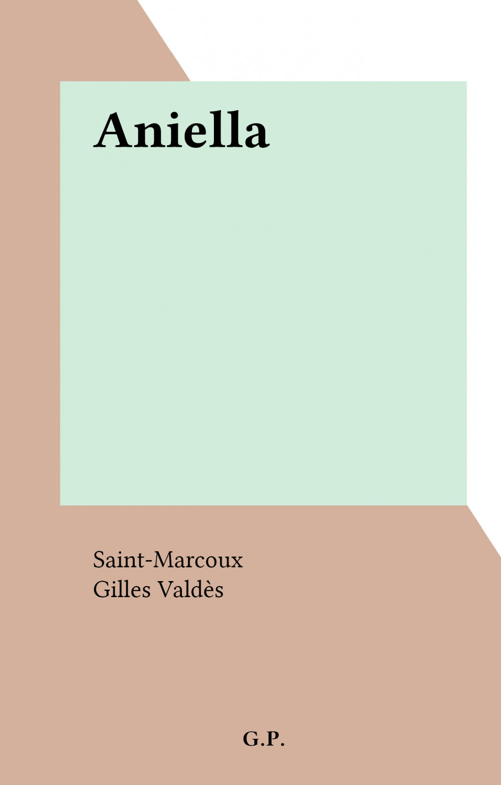 Couverture ebook de Aniella, de Saint-Marcoux