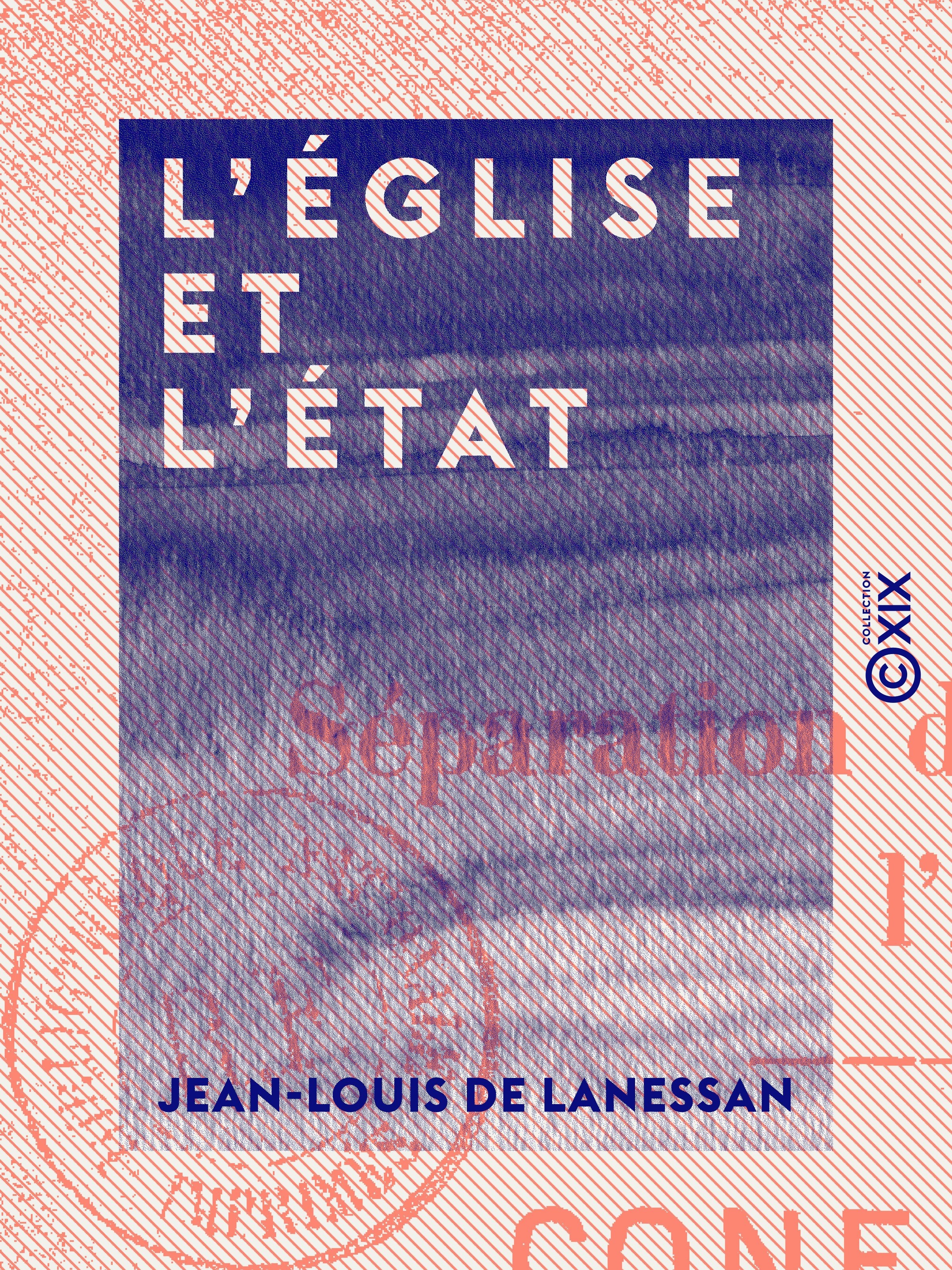 ebook cover of L'Église et l'État, by Jean-Louis De Lanessan