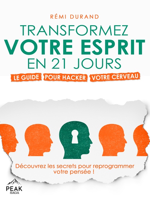 ebook cover of Transformez votre esprit en 21 jours, by Remi Durand