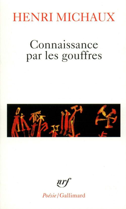 ebook cover of Connaissance par les gouffres, by Henri Michaux