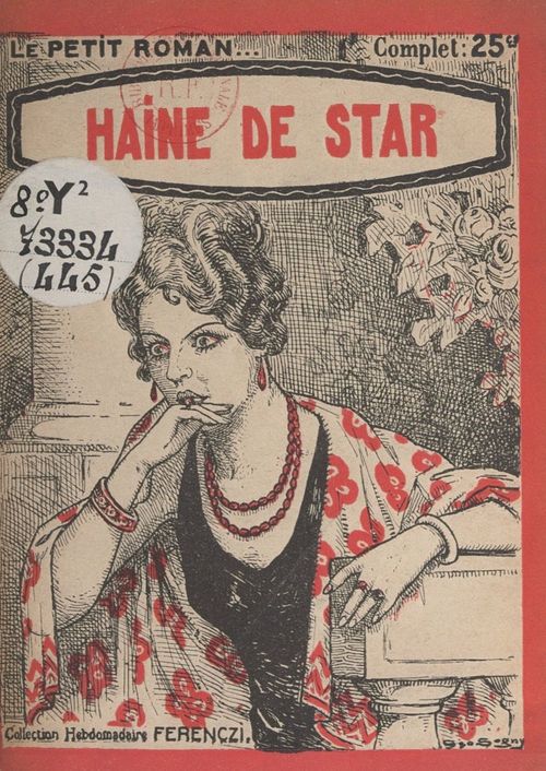 Couverture ebook de Haine de star, de Maurice De Moulins