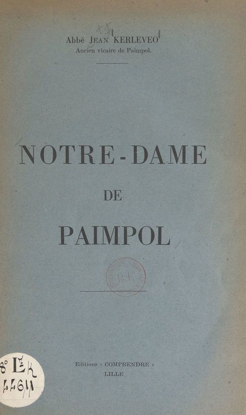 ebook cover of Notre-Dame de Paimpol, by Jean Kerleveo