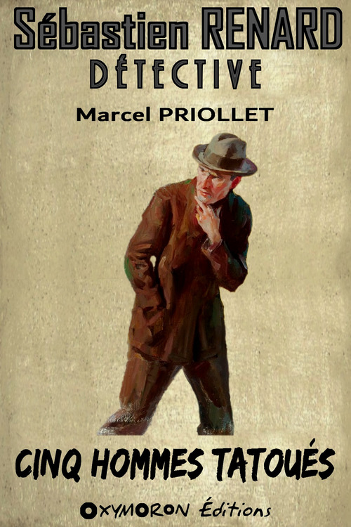Couverture ebook de Cinq hommes tatoués, de Marcel Priollet