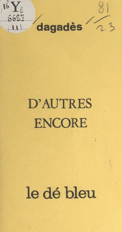 ebook cover of D'autres encore, by Dagadès