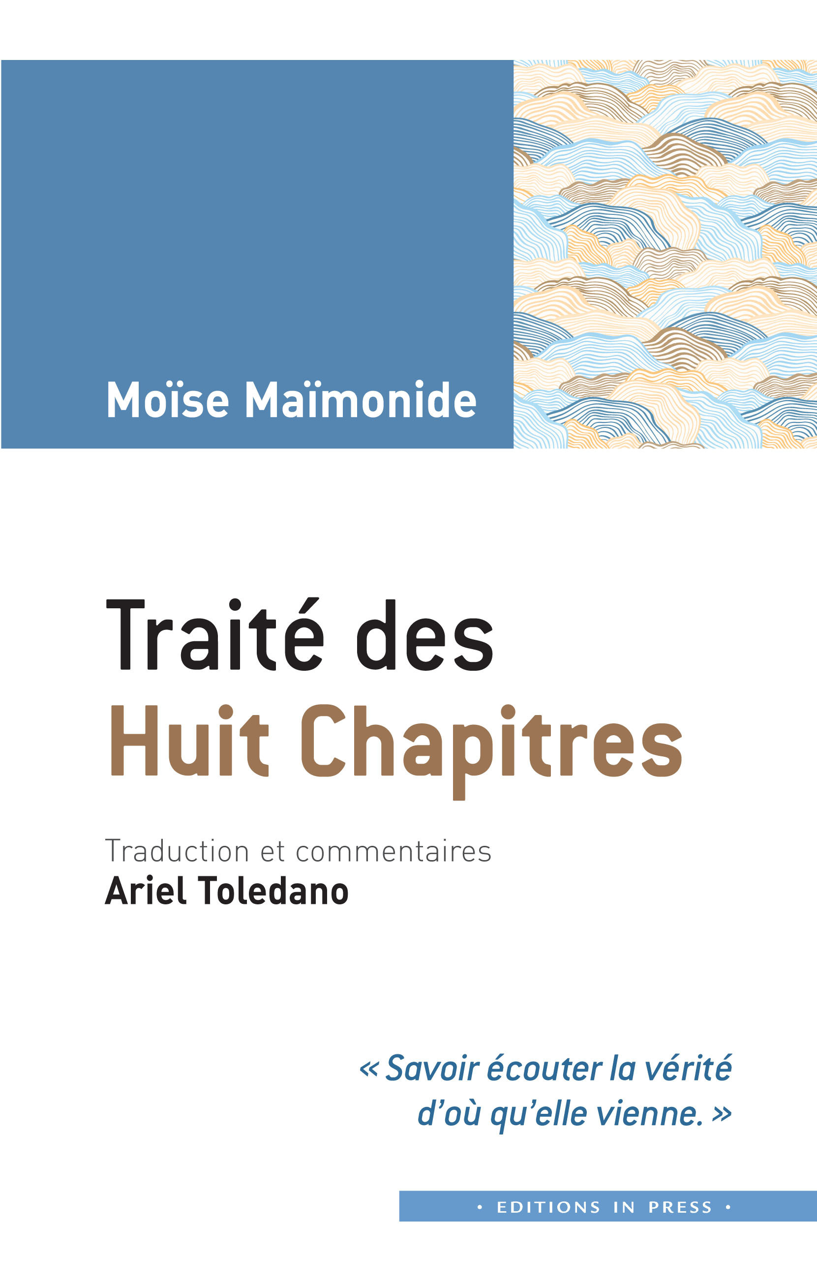 Couverture ebook de Traité des Huit chapitres, de Moïse Maïmonide