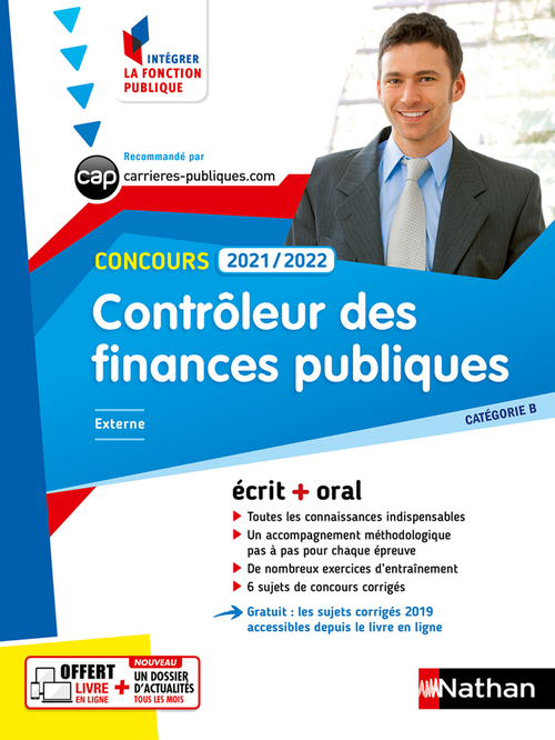 ebook cover of Controleur des finances publiques 2021/2022 - cat B - E-PUB 2021, by Philippe Margenti, Jean-claude Noussigue, Patricia Pioz, Elisabeth Simonin