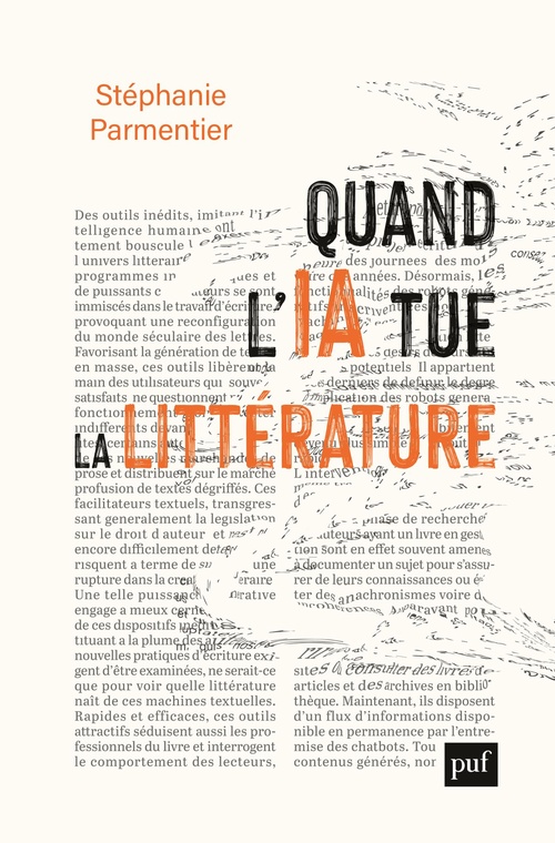 Couverture ebook de Quand l'IA tue la littérature, de Stéphanie Parmentier