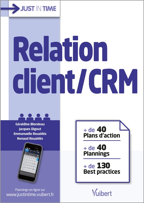 Couverture ebook de Relation client / CRM, de Collectif
