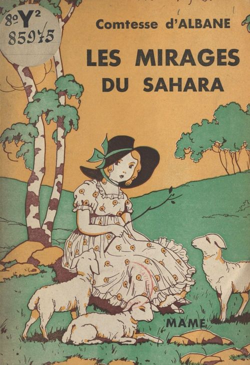 Couverture ebook de Les mirages du Sahara, de D'Albane