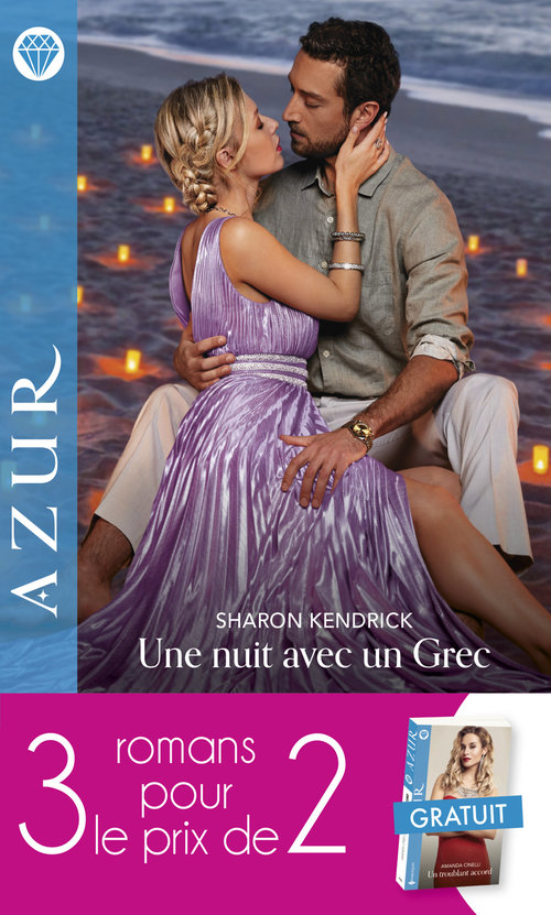Couverture ebook de Pack 3 pour 2 Azur - Février 2022, de Amanda Cinelli, Ella Hayes, Sharon Kendrick