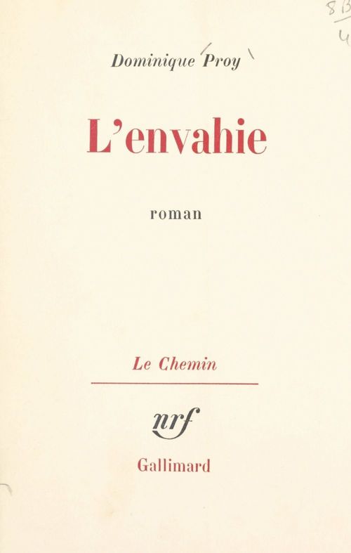Couverture ebook de L'envahie, de Dominique Proy