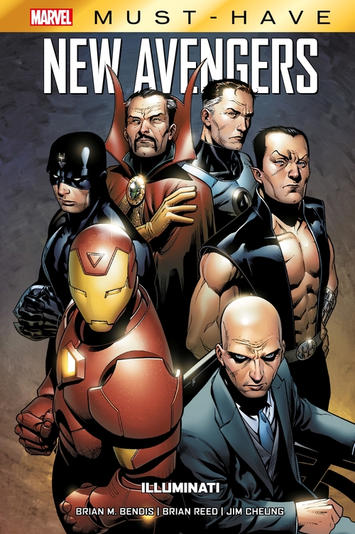 ebook cover of Best of Marvel (Must-Have) : New Avengers - Illuminati, by Brian M. Bendis, Brian Reed