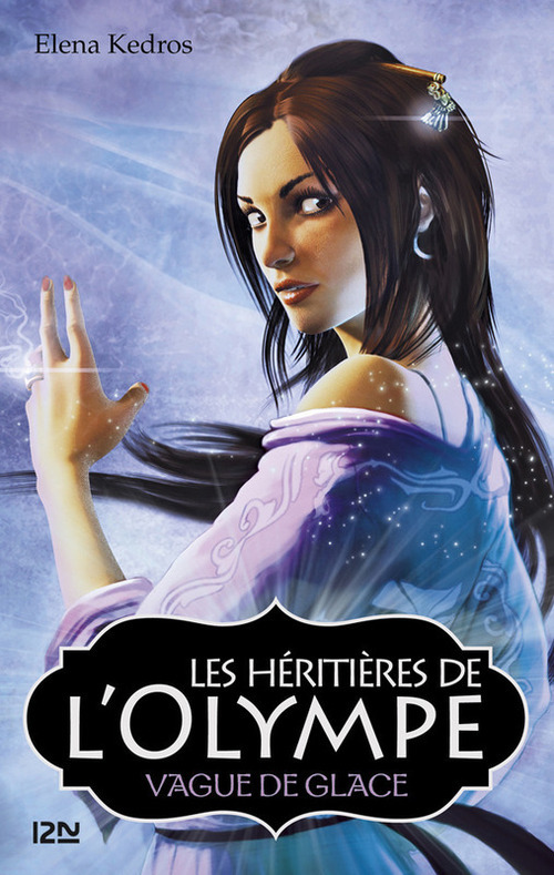 Couverture ebook de Les héritières de l'Olympe - tome 3 Vague de glace, de Elena Kedros