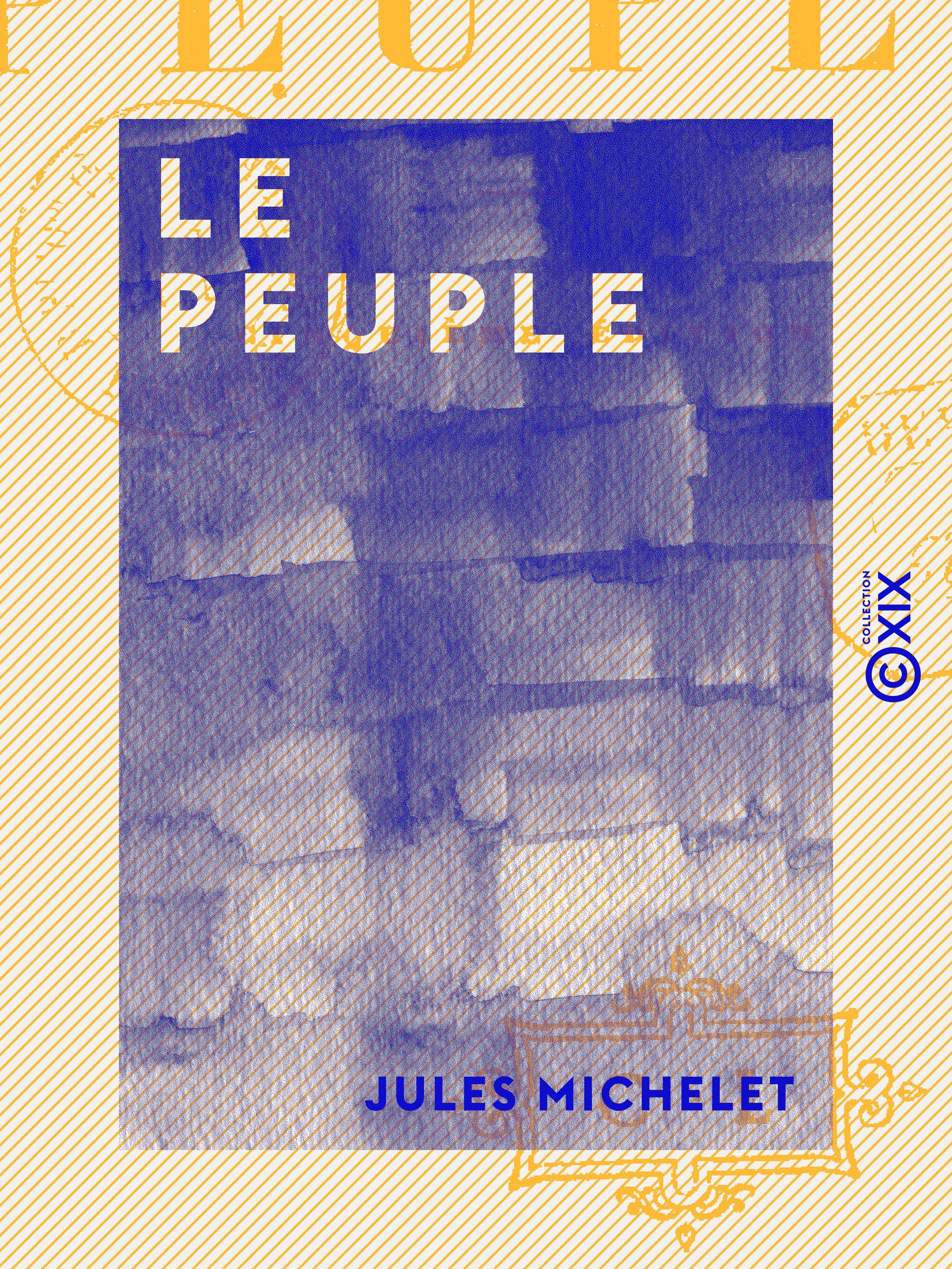 Couverture ebook de Le Peuple, de Jules Michelet