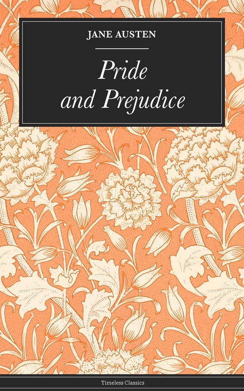 ebook cover of Pride and Prejudice, by Jane Austen