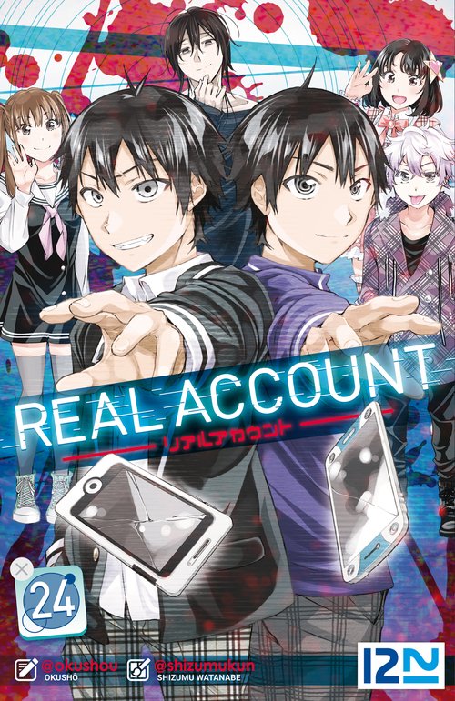 Couverture ebook de Real Account - Tome 24, de Okushou, Shizumu Watanabe