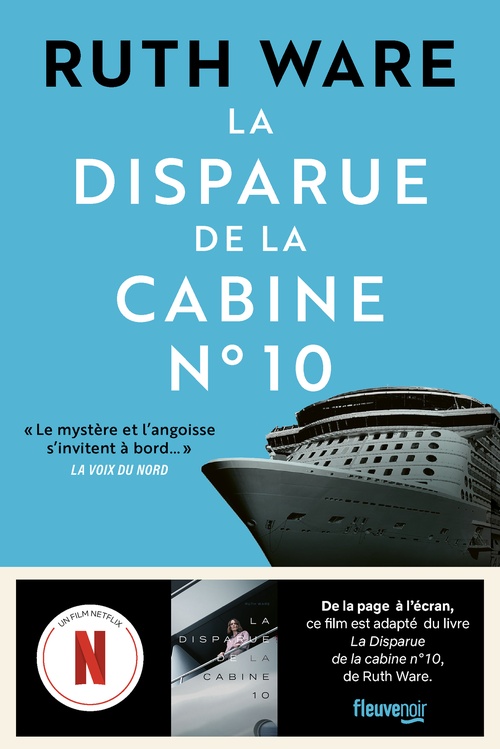 ebook cover of La disparue de la cabine N°10, by Ruth Ware