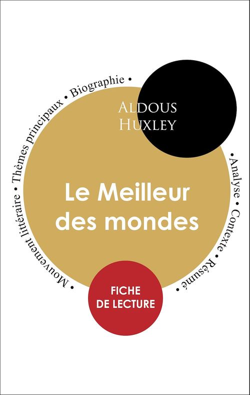 ebook cover of Étude intégrale : Le Meilleur des mondes (fiche de lecture, analyse et résumé), by Aldous Huxley