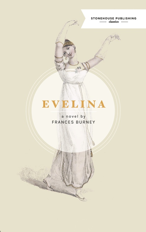ebook cover of Evelina, by Burney Frances