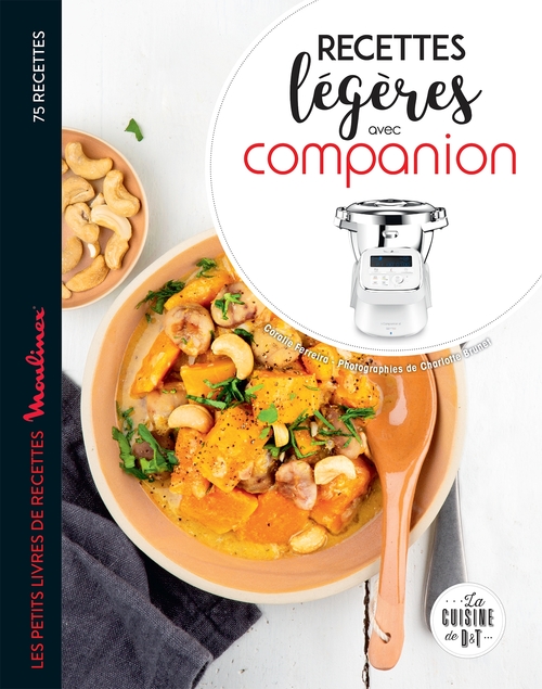 Couverture ebook de Recettes légères avec Companion, de Coralie Ferreira