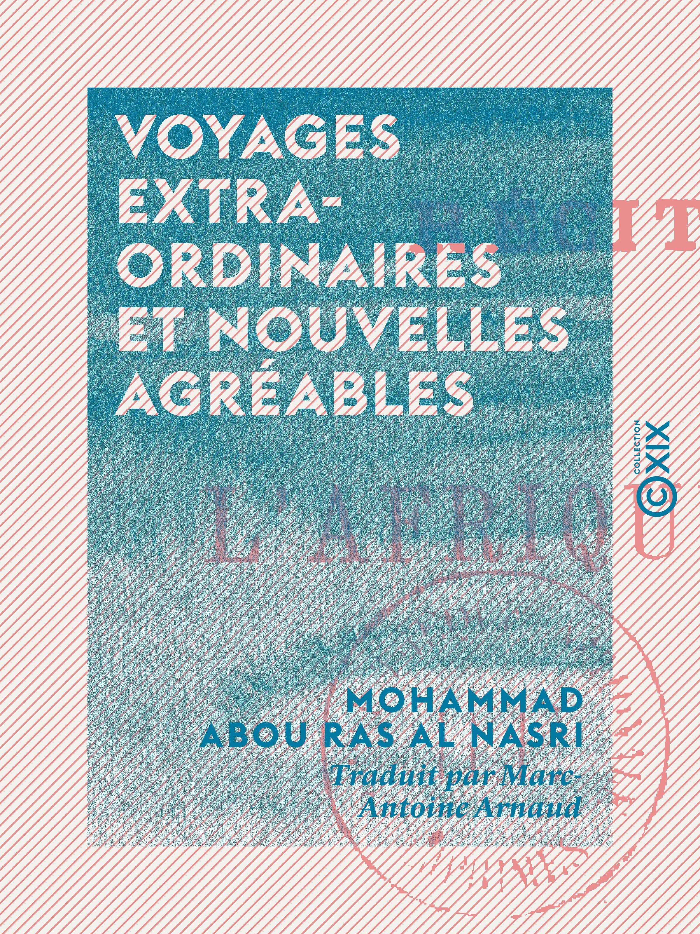 ebook cover of Voyages extraordinaires et nouvelles agréables, by Mohammad Abou Ras Al Nasri