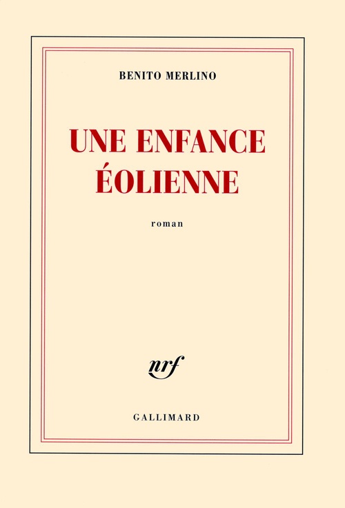 ebook cover of Une enfance éolienne, by Benito Merlino