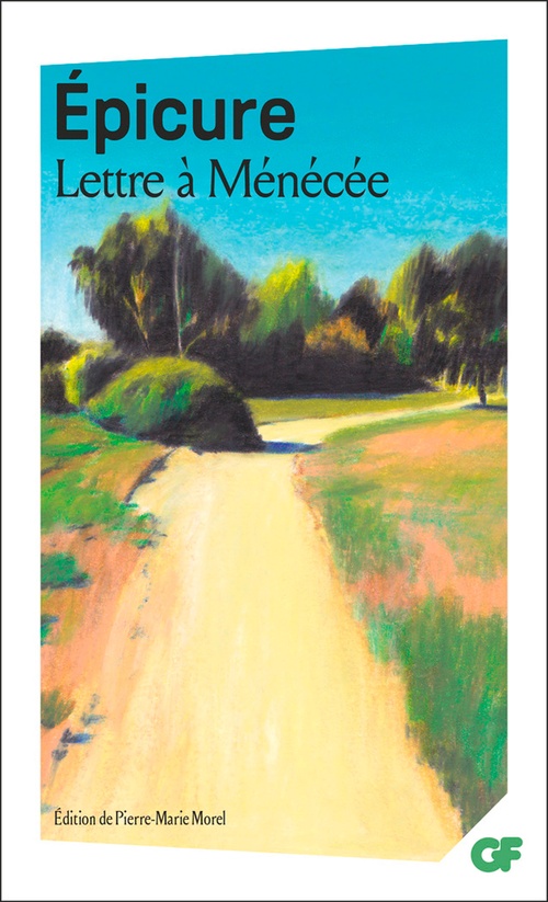 ebook cover of Lettre à Ménécée, by Epicure