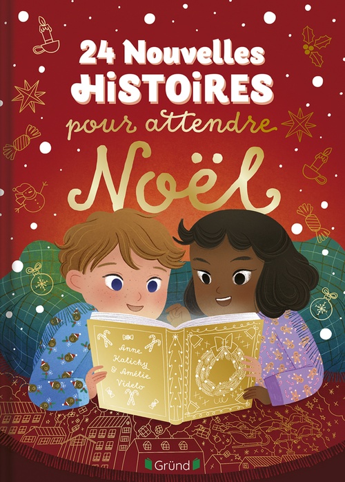 ebook cover of 24 nouvelles histoires pour attendre Noël, by Anne Kalicky