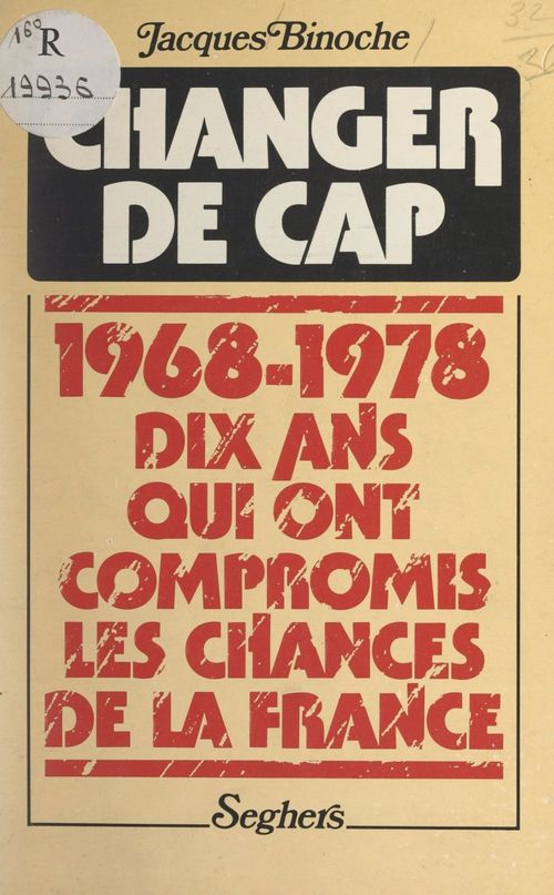 ebook cover of Changer de cap, by Jacques Binoche