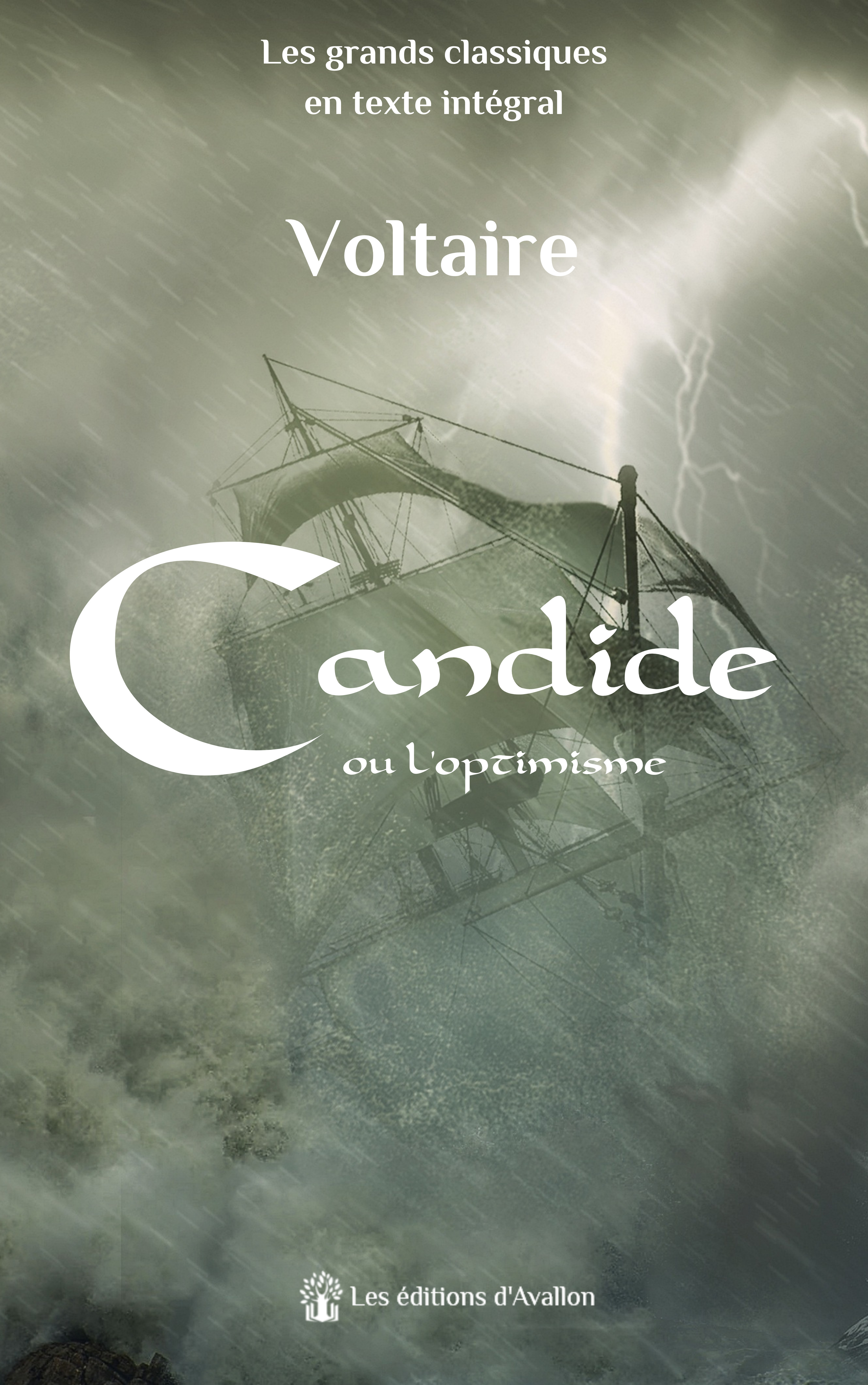 Couverture ebook de Candide, de Voltaire