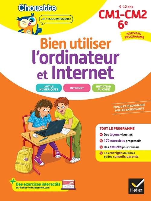 ebook cover of Chouette - Bien utiliser l'ordinateur et Internet CM1/CM2/6e, by Albert Cohen, Jacques Marcialis, Thomas Tessier