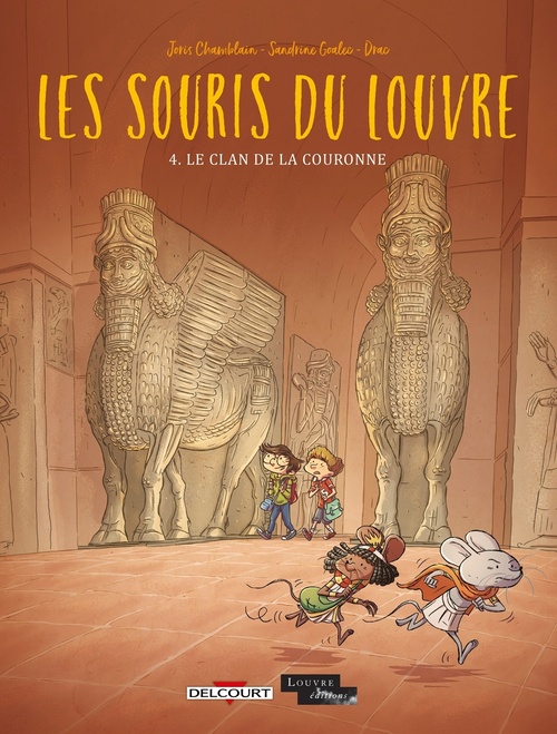 ebook cover of Les Souris du Louvre T04 - Le Clan de la couronne, by Joris Chamblain