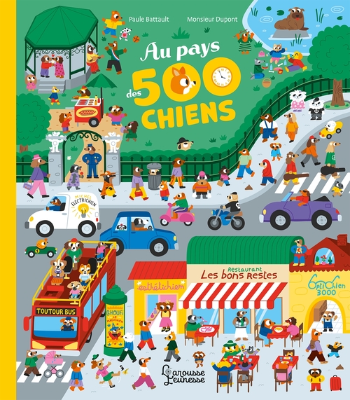 Couverture ebook de Au pays des 500 Chiens, de Paule Battault