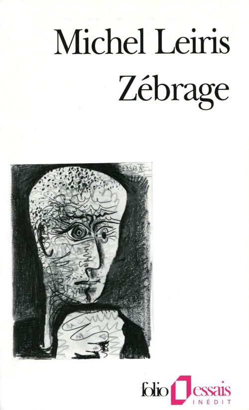 ebook cover of Zébrage, by Michel Leiris