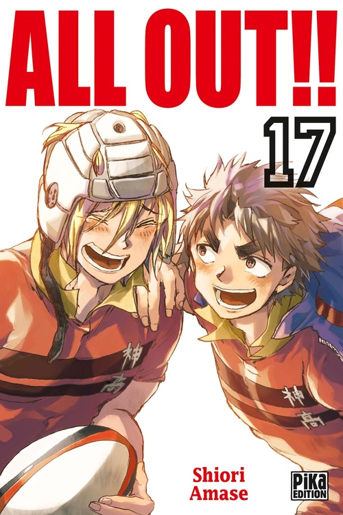 Couverture ebook de All Out!! T17, de Shiori Amase