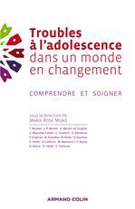 Couverture ebook de Troubles à l'adolescence dans un monde en changement, de Marie Rose Moro