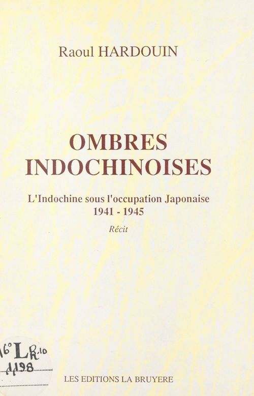 ebook cover of Ombres indochinoises, by Raoul Hardouin