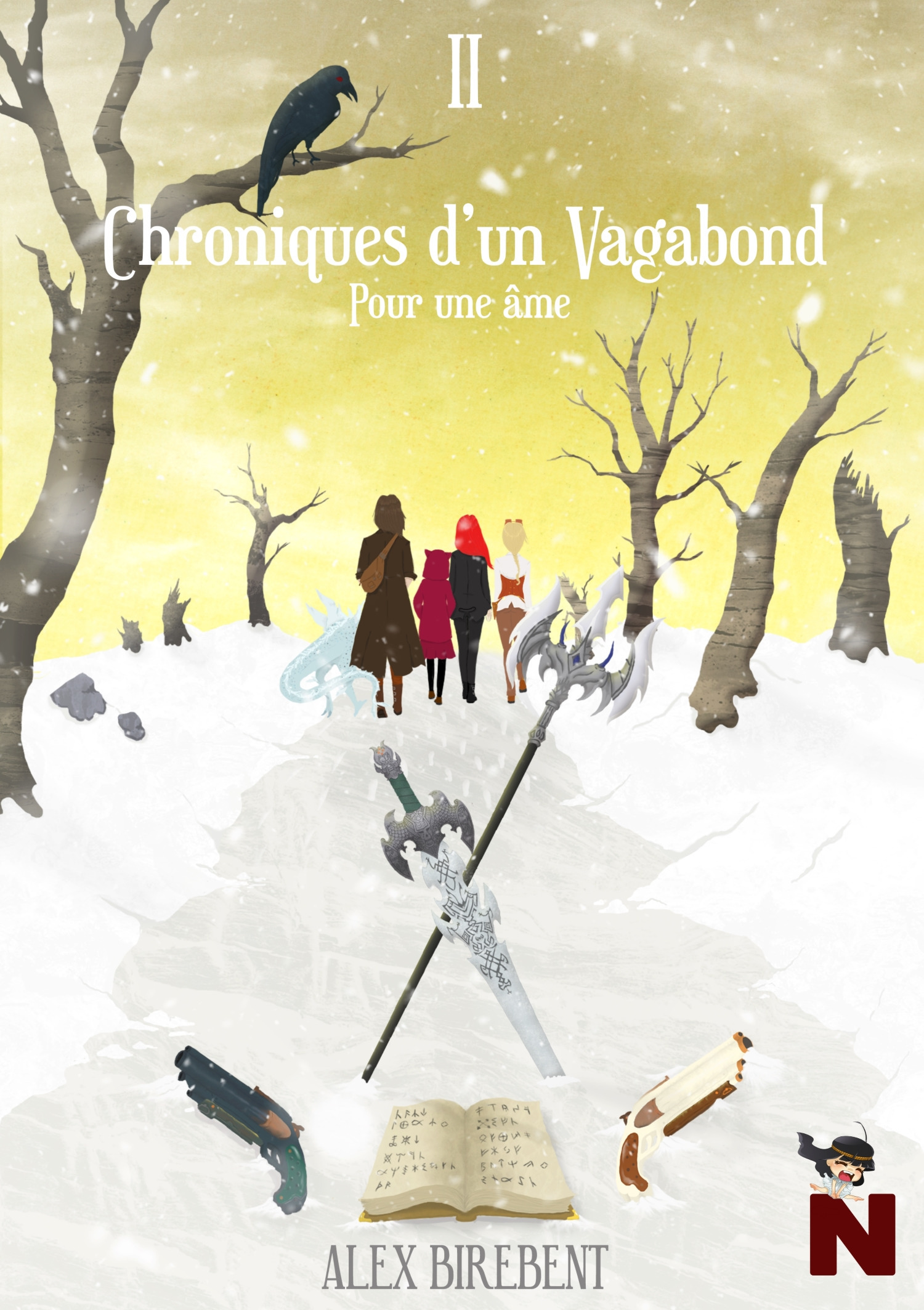 ebook cover of Chroniques d'un vagabond, by Alex Birebent