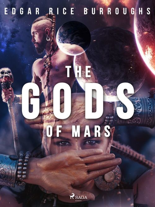 Couverture ebook de The Gods of Mars, de Edgar Rice Burroughs