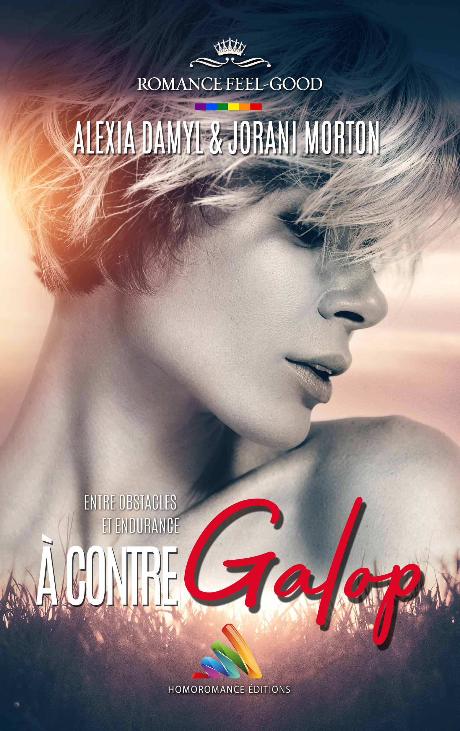 ebook cover of À contre-galop | Livre lesbien, roman lesbien, by Alexia Damyl, Jorani Morton