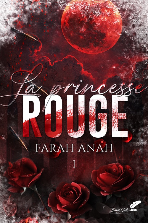 Couverture ebook de La princesse rouge, tome 1 (dark romance), de Farah Anah