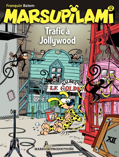 ebook cover of Marsupilami - tome 12 - Trafic à Jollywood, by Batem, André Franquin
