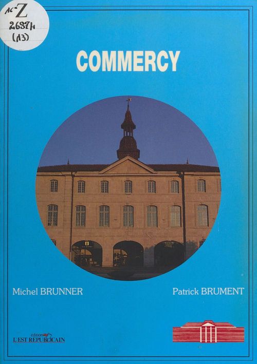 Couverture ebook de Commercy, de Michel Brunner