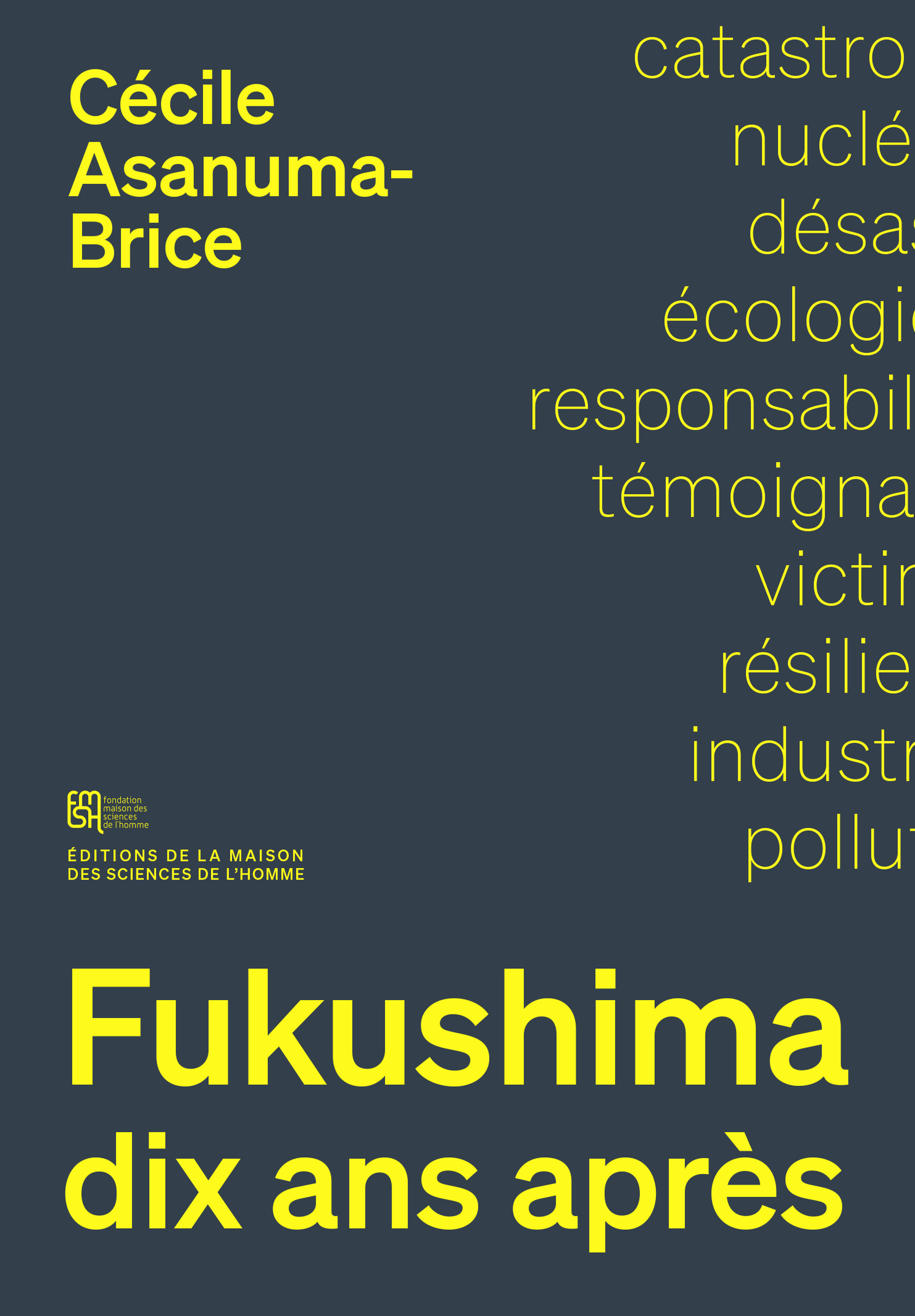Couverture ebook de Fukushima, dix ans après, de Cécile Asanuma-Brice