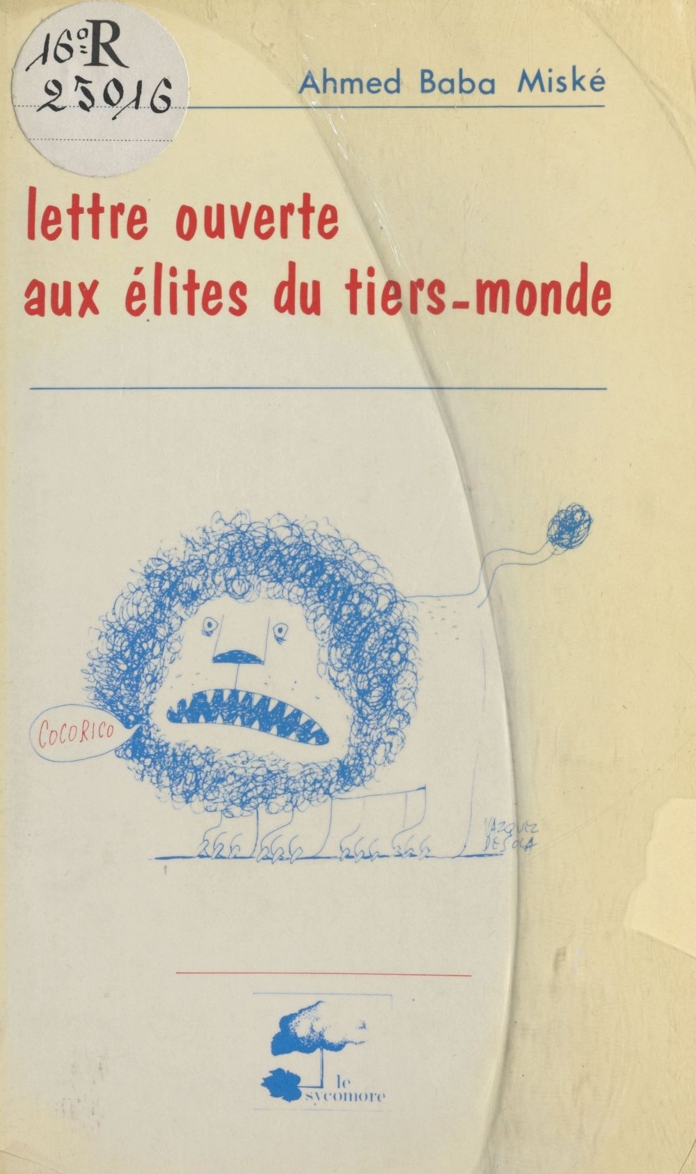 ebook cover of Lettre ouverte aux élites du tiers monde, by Ahmed Baba Miske