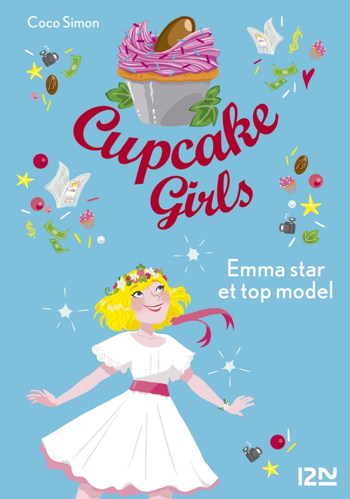ebook cover of Cupcake Girls - tome 11 Emma star et top model, by Coco Simon