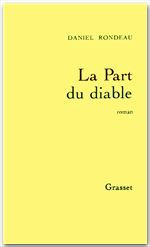 ebook cover of La part du diable, by Daniel Rondeau