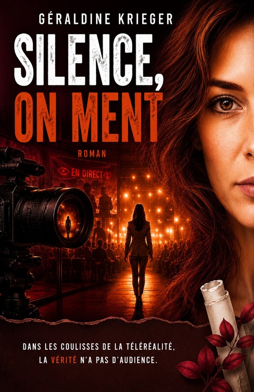 Couverture ebook de Silence, on ment, de Géraldine Krieger