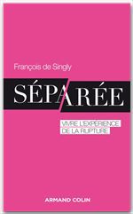 ebook cover of Séparée, by François de Singly
